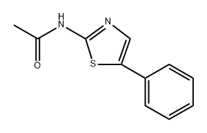 N-(5-phenylthiazol-2-yl)acetamide Structure