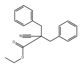 2-苄基-2-氰基-3-苯基丙酸乙酯,73062-47-2,结构式