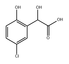 5-Chloro-2-hydroxymandelic acid,73289-76-6,结构式