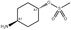 trans-4-Aminocyclohexyl methanesulfonate Struktur