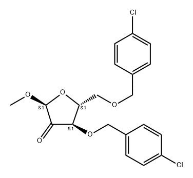 733050-11-8 Methyl 3,5-di-O-(4-chlorobenzyl)-2-oxo-alpha-D-ribofuranoside