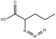 2-Azidopentanoic acid,7332-04-9,结构式