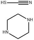 Thiocyanic acid, compd. with piperazine (1:1),73373-48-5,结构式