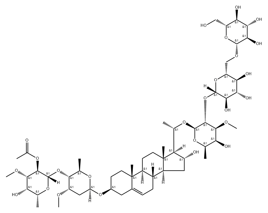 glycoside H2,73529-43-8,结构式