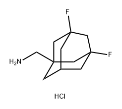 1-(3,5-difluoroadamantan-1-yl)methanamine
hydrochloride 化学構造式