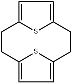 13,14-Dithiatricyclo[8.2.1.14,7]- tetradeca-4,6,10,12-tetraene 结构式