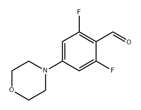 2,6-Difluoro-4-morpholinobenzaldehyde,736991-32-5,结构式