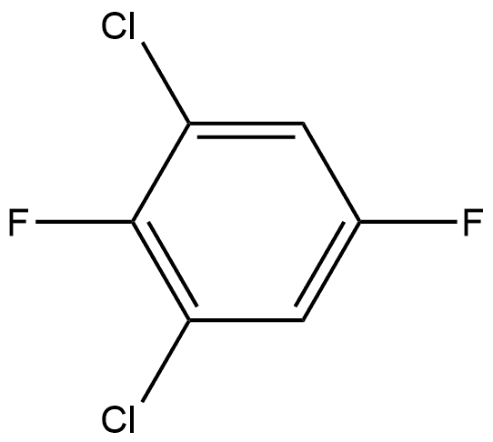 1,3-Dichloro-2,5-difluorobenzene,73909-66-7,结构式