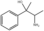 Benzenemethanol, α-(1-aminoethyl)-α-methyl- Struktur
