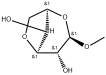 .beta.-D-Galactopyranoside, methyl 3,6-anhydro- 结构式