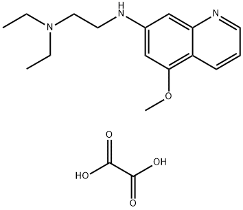 N1,N1-Diethyl-N2-(5-methoxyquinolin-7-yl)ethane-1,2-diamine oxalate Struktur