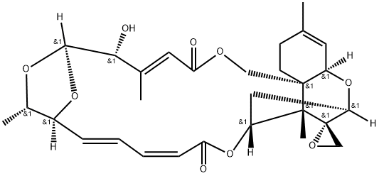 杆孢菌素J,74072-83-6,结构式