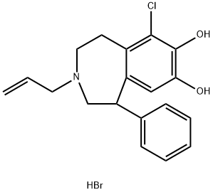 SKF 82958 hydrobromide 结构式