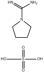 Pyrrolidine-1-carboximidamide Sulfuric Acid Structure