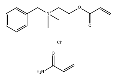 Benzenemethanaminium,N,N-dimethyl-N-[2-(1-oxo-2-propenyl)oxy]ethyl]-,chloride,polymer with 2-propenamide|N,N-二甲基-N-[2-(1-氧代-2-丙烯酰基)氧]乙基]苯甲铵氯化物与2-丙烯酰胺的聚合物