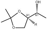 1,3-Dioxolane-4-methanol, α,2,2-trimethyl-, (αR,4R)- 化学構造式