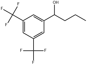 α-Propyl-3,5-bis(trifluoromethyl)benzenemethanol Structure