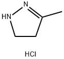 1H-Pyrazole, 4,5-dihydro-3-methyl-, hydrochloride (1:1) Structure