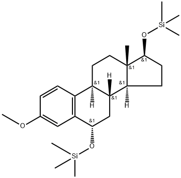 3-Methoxy-6α,17β-bis[(trimethylsilyl)oxy]estra-1,3,5(10)-triene Structure