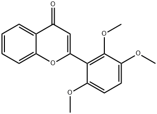 2’,3’,6-Trihydroxyflavone Structure