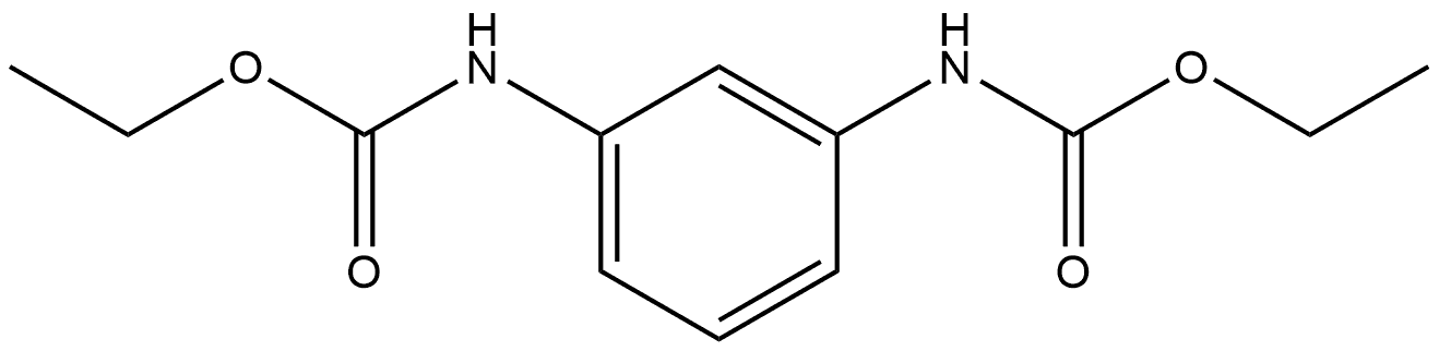 Carbamic acid, N,N'-1,3-phenylenebis-, C,C'-diethyl ester,7450-61-5,结构式