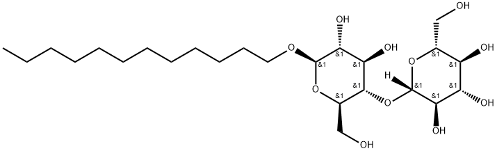 ドデシルΒ-D-セロビオシド 化学構造式