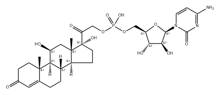 cortisol-4-ara-C 结构式