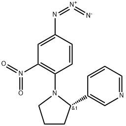 N-4-azido-2-nitrophenylnornicotine 结构式