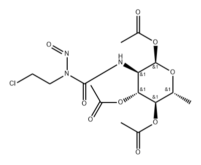 1-(2-Chloroethyl)-3-(2,6-dideoxy-1-O,3-O,4-O-triacetyl-D-glucopyranos-2-yl)-1-nitrosourea|