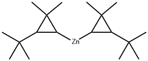 rel-Bis[(1R*)-2β*-(1,1-dimethylethyl)-3,3-dimethylcyclopropane-1α*-yl] zinc,74793-36-5,结构式