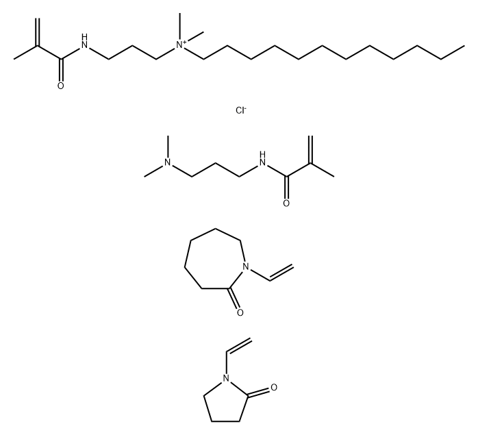 1-Dodecanaminium, N,N-dimethyl-N-[3-[(2-methyl-1-oxo-2-propenyl)amino]propyl]-, chloride, polymer with N-[3-(dimethylamino)propyl]-2|聚季铵盐-69