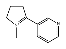 2H-Pyrrolium, 3,4-dihydro-1-methyl-5-(3-pyridinyl)-|