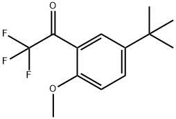 1-(5-(Tert-butyl)-2-methoxyphenyl)-2,2,2-trifluoroethanone Structure