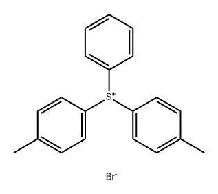 phenyldi-p-tolylsulfonium bromide Structure