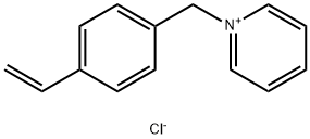 1-[(4-乙烯基苯基)甲基]吡啶氯化物(1:1),7538-39-8,结构式