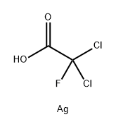 Acetic acid, 2,2-dichloro-2-fluoro-, silver(1+) salt (1:1) Structure