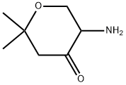 5-amino-2,2-dimethyltetrahydro-4H-pyran-4-one Structure