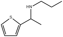 2-Thiophenemethanamine, α-methyl-N-propyl- Struktur