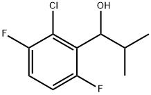 1-(2-chloro-3,6-difluorophenyl)-2-methylpropan-1-ol Structure
