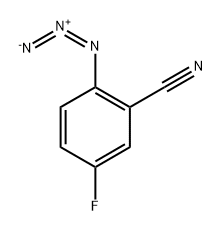 2-azido-5-fluorobenzonitrile 结构式