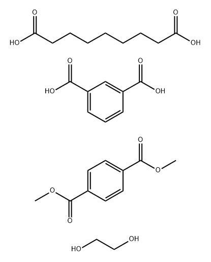 二甲基-1,4-苯二羧酸酯与壬二酸、1,3-苯二甲酸和1,2-乙二醇的聚合物, 75701-45-0, 结构式
