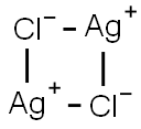 Silver, di-μ-chlorodi- Struktur