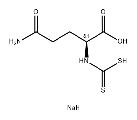 N-(DITHIOCARBOXY)-L-GLURALAMINE DISOEIUM SALT,75808-46-7,结构式