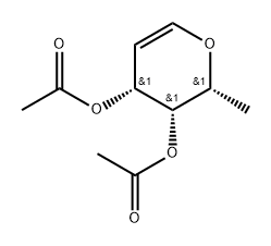 3,4-Di-O-acetyl-D-fucal Struktur