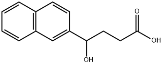 2-Naphthalenebutanoic acid, γ-hydroxy- 结构式