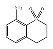 8-amino-3,4-dihydro-2H-1lambda6-benzothiopyra
n-1,1-dione Struktur