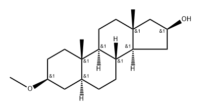 (3S,5S,8R,9S,10S,13R,14S,16S)-3-methoxy-10,13-dimethyl-2,3,4,5,6,7,8,9 ,11,12,14,15,16,17-tetradecahydro-1H-cyclopenta[a]phenanthren-16-ol Structure