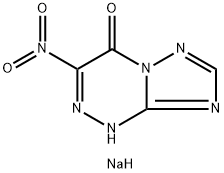 3-硝基-[1,2,4]三唑并[5,1-C][1,2,4]三嗪-4(8H)-酮,钠盐, 76434-85-0, 结构式