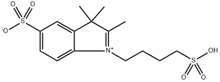 2,3,3-三甲基-1-(4-磺丁基)-3H-吲哚-1-鎓-5-磺酸盐,76588-81-3,结构式