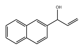 2-Naphthalenemethanol, α-ethenyl- Structure